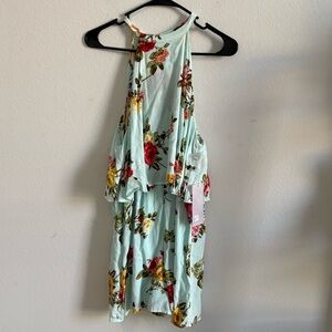 Floral Halter Romper